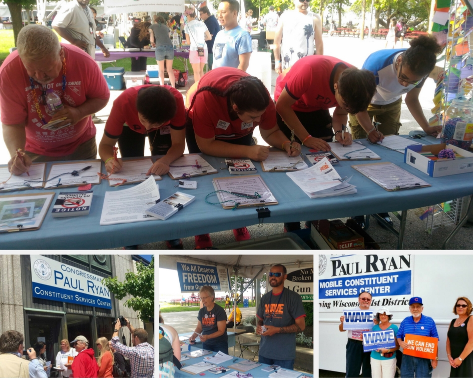 Photo Collage Rallies Paul Ryan Action